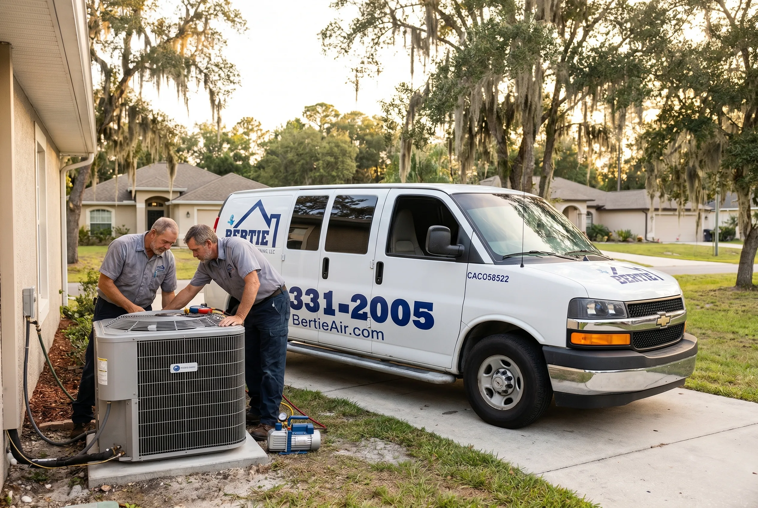 A Alachua, Florida neighborhood served by Bertie Air
