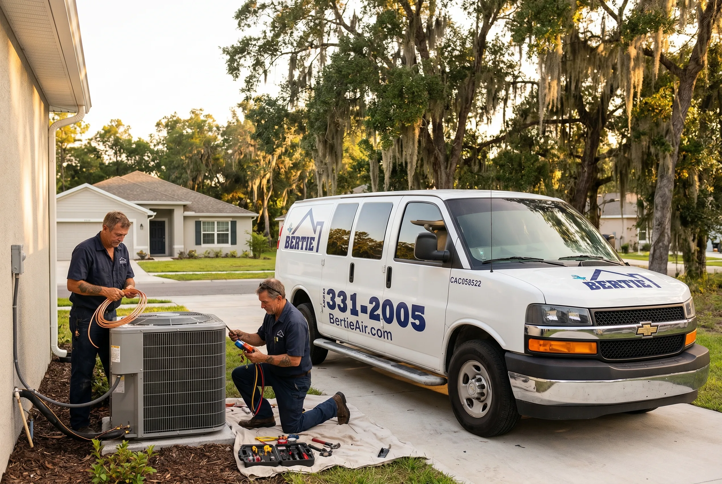 A Newberry, Florida neighborhood served by Bertie Air