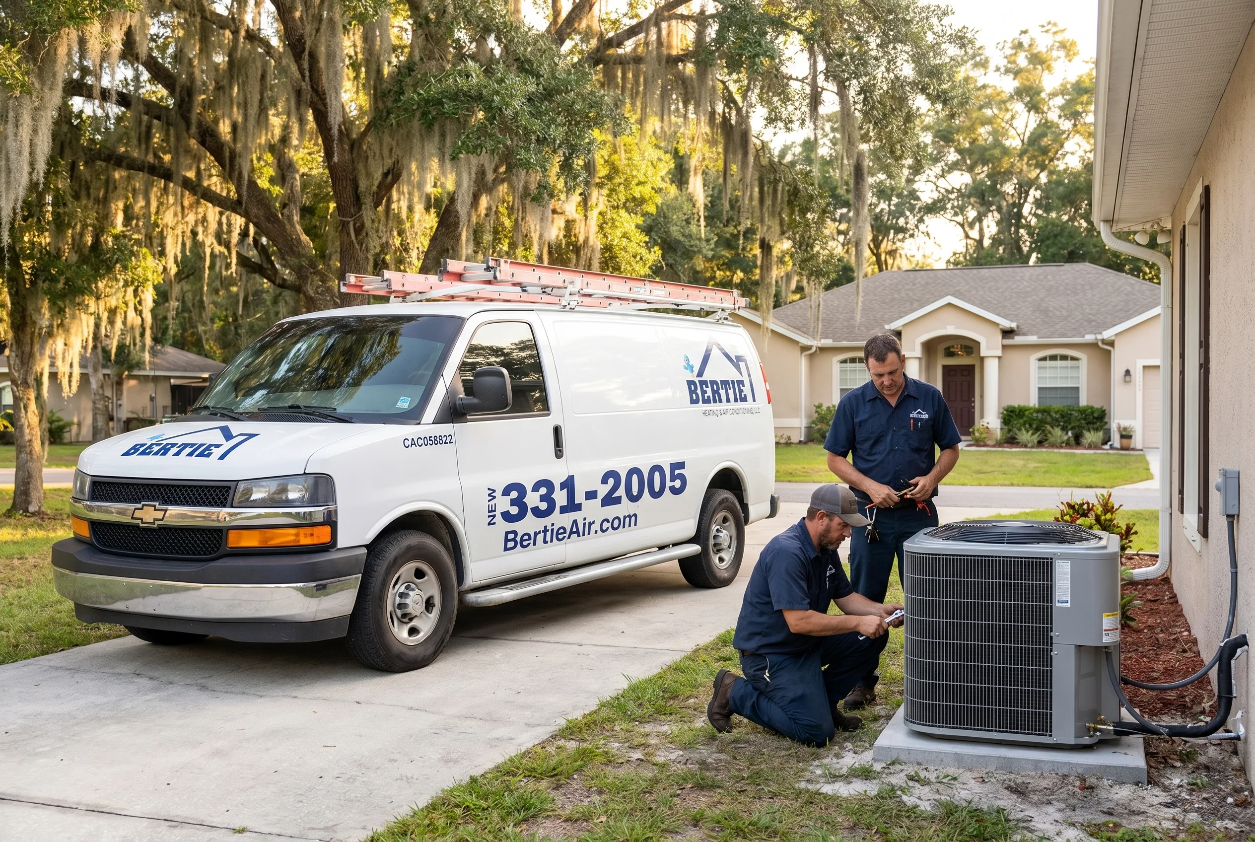 A Waldo, Florida neighborhood served by Bertie Air