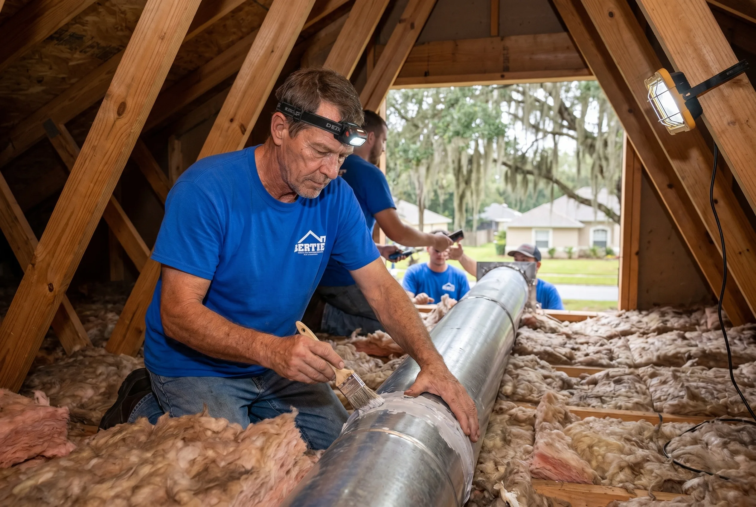 Ductwork in Gainesville, FL by Bertie Air